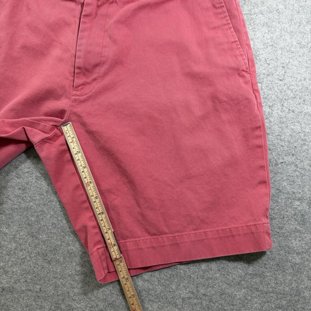 Polo Ralph Lauren Chino Shorts Men 36 Salmon Classic Fit 9 Inseam Preppy Coastal - Picture 7 of 9